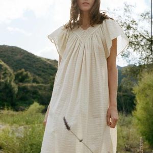 Christy Dawn The Maribel Dress Sand Sz Medium